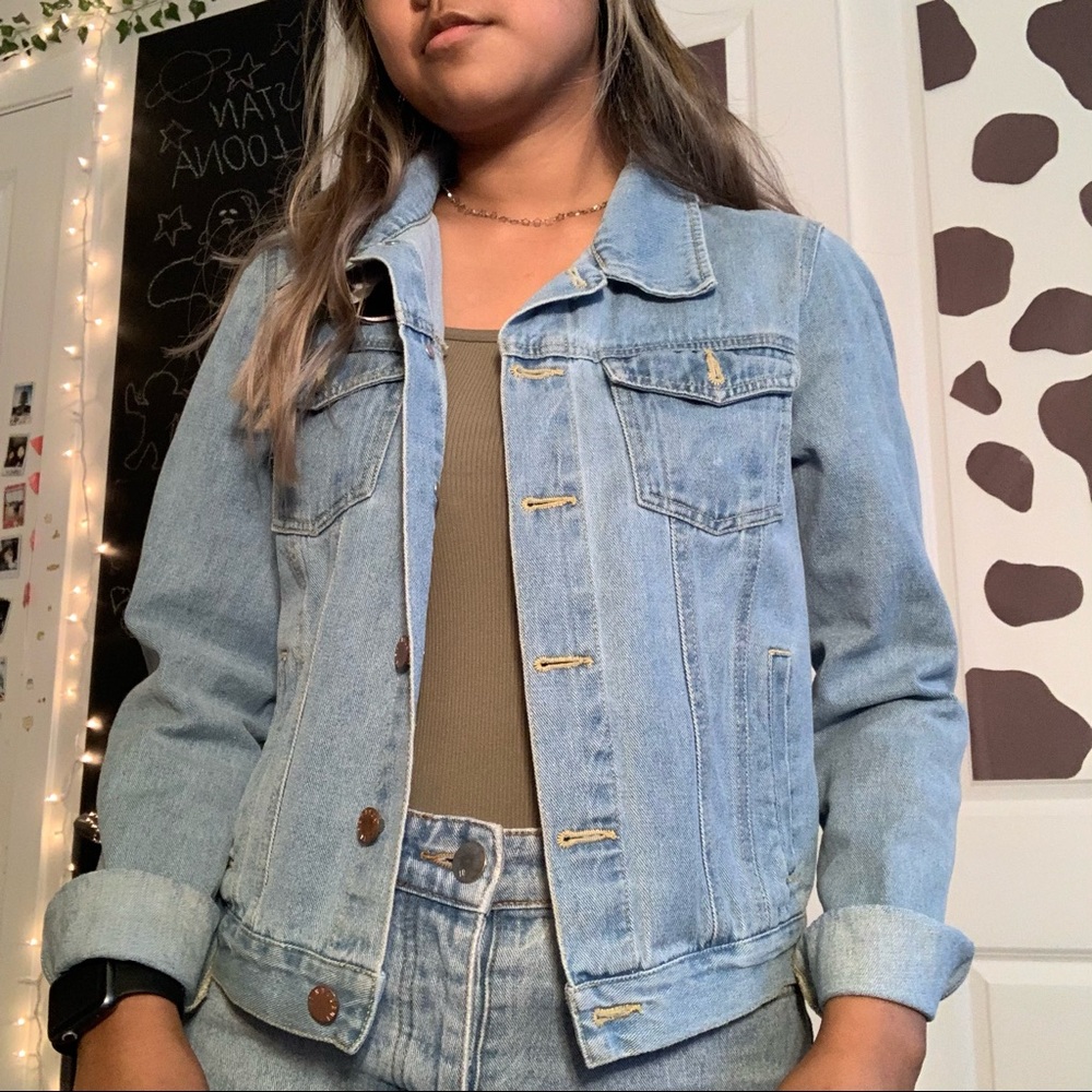 Denim Jacket (with added Yin and Yang patch)